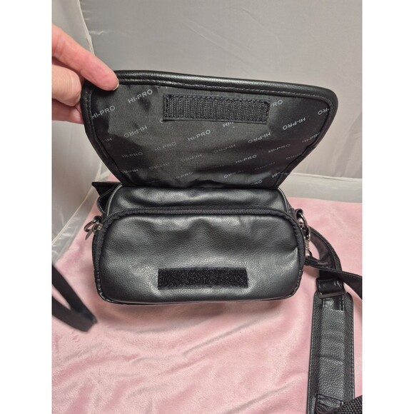 Hi-Pro Genuine Leather Camera Carrying Case/Storage Bag - Black (2045S) - Picture 7 of 10